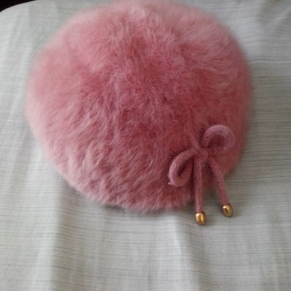 Vintage Women's Kangol furry  pink